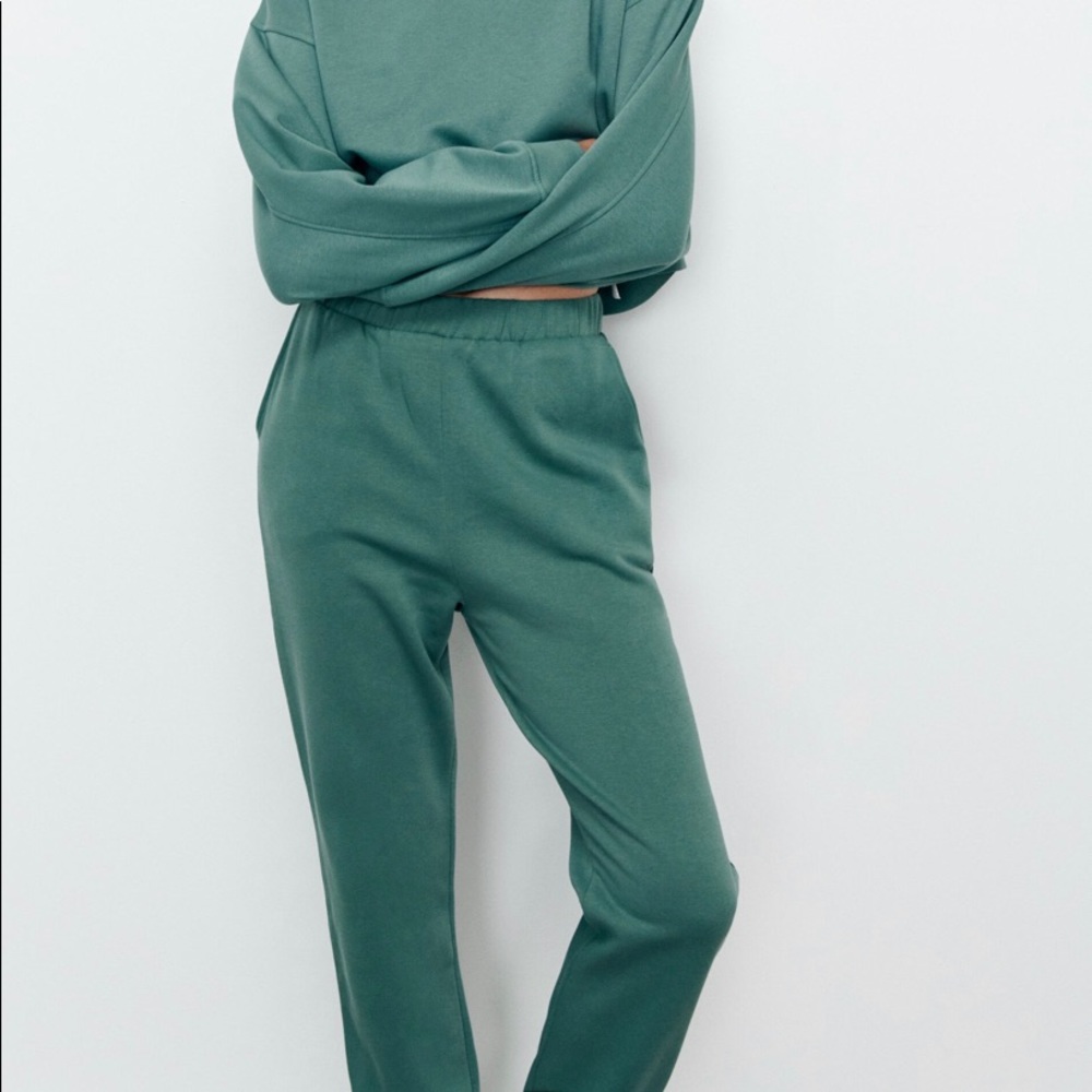 NWT Zara Plush Sweatpants Joggers